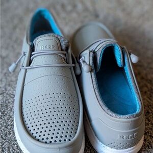 Reef Men's Light Gray Boat Shoes